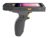 Lecteur de codes-barres portable Android robuste 4 pouces le moins cher avec poignée pistolet, PDA médical, scanner PDA avec clavier QWERTY