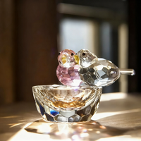 Vente directe d'usine HBL Ornements d'animaux en verre de cristal de haute qualité Cadeaux d'affaires