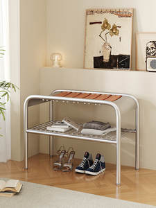 Banco de Estilo Medieval de Alta Gama para Cambiar Zapatos en la Entrada del Hogar, Zapatero con Asiento, Hierro Vintage - Product Image 4