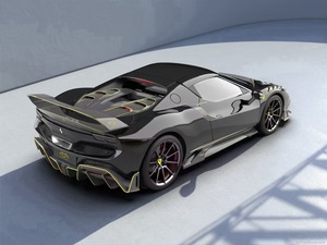 Capó de motor de fibra de carbono seco adecuado para el nuevo Kit de carrocería estilo <span class=keywords><strong>Ferrari</strong></span> 296GTB BatFury Aero - Product Image 6