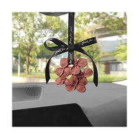 Plâtre en forme de fleur diffuseur de parfum de voiture suspendu pierre écologique