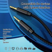 3,5mm Audiokabel Stecker auf Stecker Auto-Stereo AUX 3,5mm Kabel für Telefon MP3 MP4