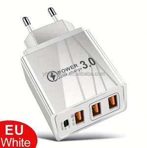 ที่ชาร์จเร็ว 3 พอร์ต USB + PD Type-C พร้อมเอาต์พุต QC2.0 วัสดุทนไฟสำหรับโทรศัพท์มือถือและแท็บเล็ต - Product Image 5