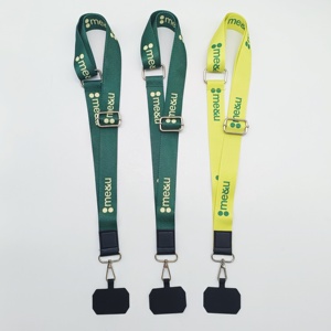 Correa para el cuello personalizada para teléfono móvil, correa ajustable de poliéster para bandolera, funda para cinturón, sublimación, logotipo impreso, cordón para el hombro - Product Image 2