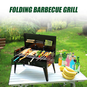 Barbecue au charbon de bois pliable portable de haute qualité <span class=keywords><strong>XWX</strong></span> pour l'intérieur et l'extérieur avec fourchette et pelle - Product Image 2