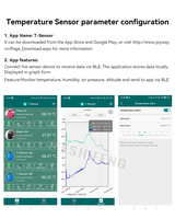 Thermo-hygromètre GESHIFENG pour la surveillance environnementale de l'élevage de volailles, mesure de la température et de l'humidité pour l'élevage de poulets et de vaches