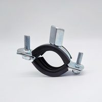 Support de tuyau fendu en caoutchouc fileté M8 M10, anti-vibration, pour charges lourdes, pour la construction et l'ingénierie des pipelines