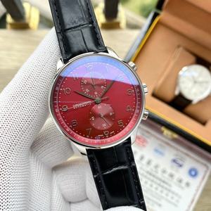 Reloj Cronógrafo Mecánico para Hombre, Serie Q7, Totalmente Automático, Caja de Aleación, Esfera de Cristal Mineral, Correa de Cuero Genuino, Moderno y a la Moda - Product Image 3