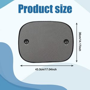 Wholesale Price Nylon Mesh Car Side <b>Window</b> Sunshade Foldable Heat Insulation UV Protection Car Sunshade - Product Image 2