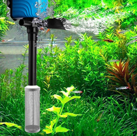 Penutup Filter Jaring Ramah Lingkungan dari Baja Anti Karat Perak, Jaring Filter Akuarium untuk Ikan dan Udang, Silinder Filter Logam Pengaman