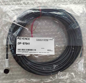 KEYENCE OP-87641 M12 L-shaped Connector <b>Cable</b> 10m Oil-resistant for FD-Q Series Clamp-on Flow Sensor OP 87641 - Product Image 2