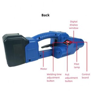 Máquina Flejadora Eléctrica Portátil de Soldadura por Fricción, Herramienta de Flejado Automática con Tensión Ajustable para Fleje de Plástico - Product Image 6