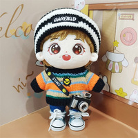 Personnalisable 10cm & 20cm coton peluche Figure poupée Cartoony humain en forme de Kpop idole votre propre peluche jouet