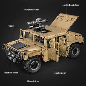 C61036 Cada ha autorizzato il modello di auto con mattoni 1/8 grande fuoristrada telecomandato giocattolo assemblato ad alta tecnologia - Product Image 6