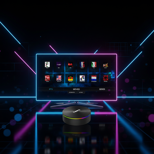 Boîtier TV Android Super 4K Streaming Smarter OTT Europe Android 12.0 1080p 4 Go 128 Go Quad Core - Product Image 1