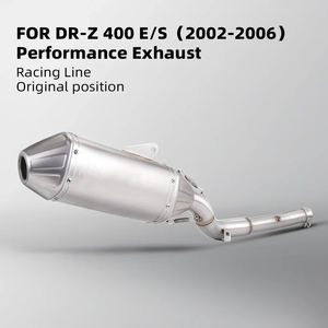 TJ/Motorfiets Uitlaat Verbindingspijp voor Suzuki, DRZ 400 2000-2022, DRZ400 S SM <span class=keywords><strong>DR</strong></span>-Z 400 DRZ400S Breout - Product Image 2