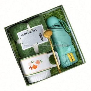 Juego de Regalo de Toalla y Taza para Fanáticos, Venta al Por Mayor, Personalizado con Logotipo, Regalos de Lujo para Bodas y Negocios, para el Festival de Medio Otoño - Product Image 3