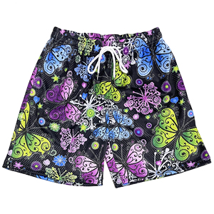 Pantalones Cortos Deportivos Personalizados Ryoko Rain, de Lujo, Sedosos, Unisex, de 6 Pulgadas de Largo, hasta la Mitad del Muslo, para Entrenamiento, Baloncesto, Gimnasio, Ropa Urbana, con Estampado Completo y Malla - Product Image 6