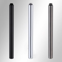 Barra de Ducha Moderna de Acero Inoxidable Negro de 30CM, Marca YaoPeng YP-K91, para Montaje en Pared, con 3 Años de Garantía, para Cuarto de Ducha