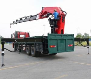 Grúa montada <span class=keywords><strong>articulada</strong></span> grande y pesada de 33 toneladas en camión FAW J6P 8x4 - Product Image 5