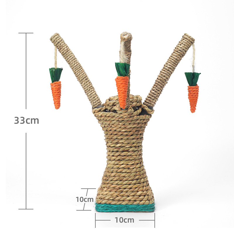 Branch-Shaped Scratching Pole-yellow