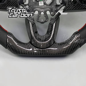 Piezas de Automóvil para Mini <span class=keywords><strong>Cooper</strong></span> Countryman <span class=keywords><strong>Clubman</strong></span> S SE JCW 2016-2020, Volante Personalizado de Cuero y Fibra de Carbono - Product Image 5