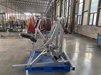 Máquina de remo montada en placa para entrenamiento de soporte de espalda, fortalecimiento de la espalda y entrenamiento seguro del músculo latissimus dorsi en gimnasios