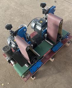 آلة صنفرة أحادية الحزام من الفولاذ الكربوني FC، للرسم والصقل والطحن المزدوج وإزالة الصدأ وإزالة الحواف الحادة، 2.2 كيلو واط، سهلة الاستخدام - Product Image 3