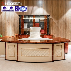Rolls 68028New Mesa de muebles de oficina de madera clásica Escritorio de oficina ejecutivo de lujo - Product Image 6