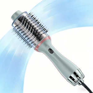 Secador de Pelo Eléctrico 3 en 1 con Iones, Voluminizador, Aire Caliente, Estilizador Profesional, Alisador, Rizador, Secador, 1200W, Nylon, Hotel - Product Image 1
