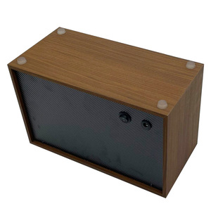 Caja de almacenamiento de reloj de madera para hombre a precio de fábrica, enrollador de reloj eléctrico giratorio silencioso de 5 velocidades - Product Image 3
