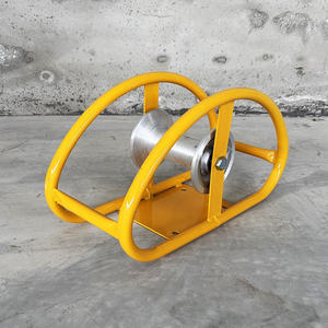 Kablo döşeme kasnakları, zemin kablosu tepsi, üç yollu kuyu başlığı, büyük kıvrımlar, naylon jantlar, kablo döşeme kasnakları için çelik jantlar - Product Image 6