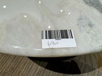 Table basse en pierre naturelle de luxe - Table basse ronde en marbre - Table basse légère de luxe haut de gamme pour salon, usage domestique, nouveau modèle