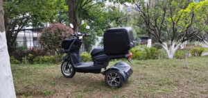 Scooter électrique à trois roues pour le transport de nourriture et de pizzas, moto avec boîte pour la livraison - Product Image 5