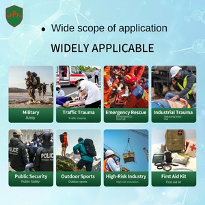 شاش كاولين سريع التوقف للنزيف من المصنع مباشرة، شاش معقم للطوارئ، شاش كاولين مطوي على شكل حرف Z لوقف النزيف - Product Image 5