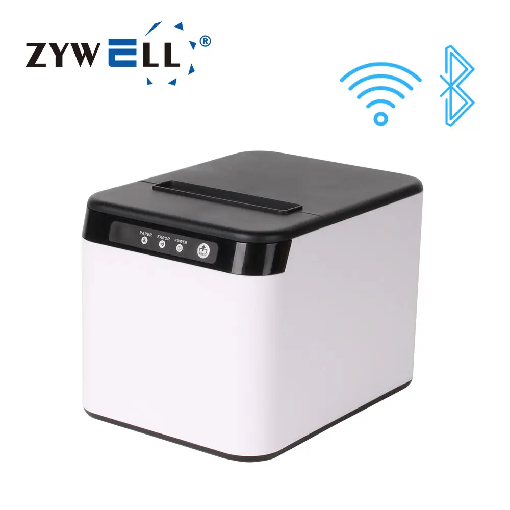 Imprimano thermique printer bluetooth, printer tagihan penerimaan termal 80mm Gratis tinta ZYWELL
