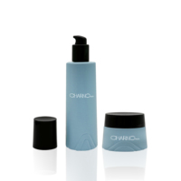 Luxe 100ml 120ml vide violet Lotion soin de la peau pompe pulvérisateur emballage 30g 50g verre crème pot cosmétique cils sérum bouteille ensemble