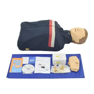 Meio corpo treinamento manikin modelo de manikin, modelo de treinamento médico cpr manikin em ciência médica