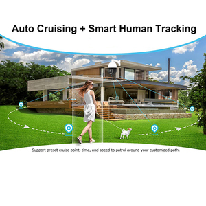 7 بوصة 6MP 20X تكبير بصري POE IP PTZ سرعة الأمان في الهواء الطلق المصابيح بالألوان الكاملة والليزر طويلة المدى 2 طريقة الصوت فتحة SD - Product Image 4
