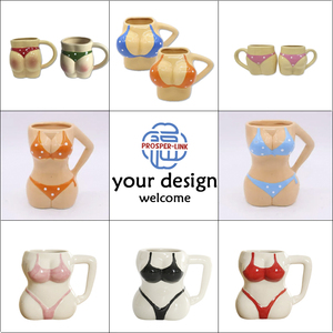 Tazze a Forma di Seno Vendita all'Ingrosso OEM ODM Divertenti Tazze Uniche in Ceramica 3D a Forma di Corpo <span class=keywords><strong>Sexy</strong></span> per <span class=keywords><strong>Caffè</strong></span> - Product Image 6