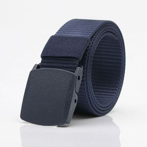 Ceinture en toile élastique avec boucle personnalisée, style décontracté, pour hommes et femmes - Product Image 3
