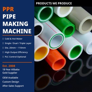 Máquina Extrusora de Tuberías de Agua Caliente de Tres Capas de Plástico PPR PP Fibra de Vidrio, Venta de Fábrica - Product Image 1