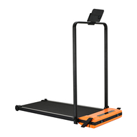 Tapis de marche électrique portable double face 2-en-1 pliable avec massage des pieds et écran LED pour usage domestique
