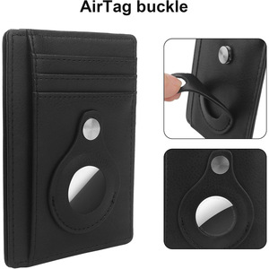 PU <b>Card</b> <b>Holder</b> With RFID Blocking Technology For Credit <b>Cards</b> Ultra Thin Design Black Carbon Fiber Material - Product Image 4