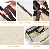 Étui de protection transparent en PVC de haute qualité, sur mesure, imperméable et anti-poussière pour sacs à main, disponible en différentes tailles