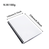Großhandel A4 A5 Sublimations-Spiral-Adressbuch Gebundene Zielplaner-Agenda PVC-Einband Handgefertigtes Individuelles Blanko-Notizbuch für die Schule