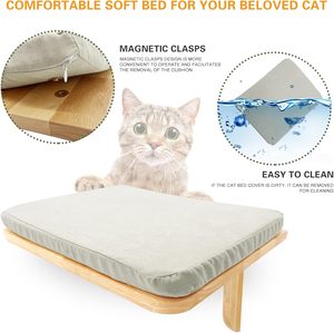 Cama Moderna para Gatos JUNJI de Madera con 2 Escalones - Product Image 2