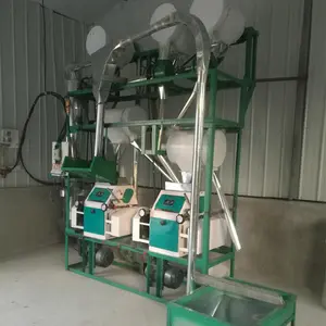 Mini máquina de limpieza de trigo a pequeña escala, molino de harina de trigo, planta, a la venta