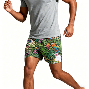 Pantalones Cortos Deportivos Ligeros de Verano para Hombre, de Secado Rápido, con Forro de Malla, Ropa Deportiva Holgada, con Estampado para Gimnasio, Playa y Vacaciones - Product Image 2