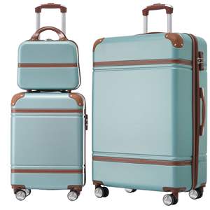 Ensemble de bagages à roulettes DB Hardshell 3 pièces 20 pouces 28 pouces avec serrure TSA, valise de voyage légère doublée en polyester - Product Image 1